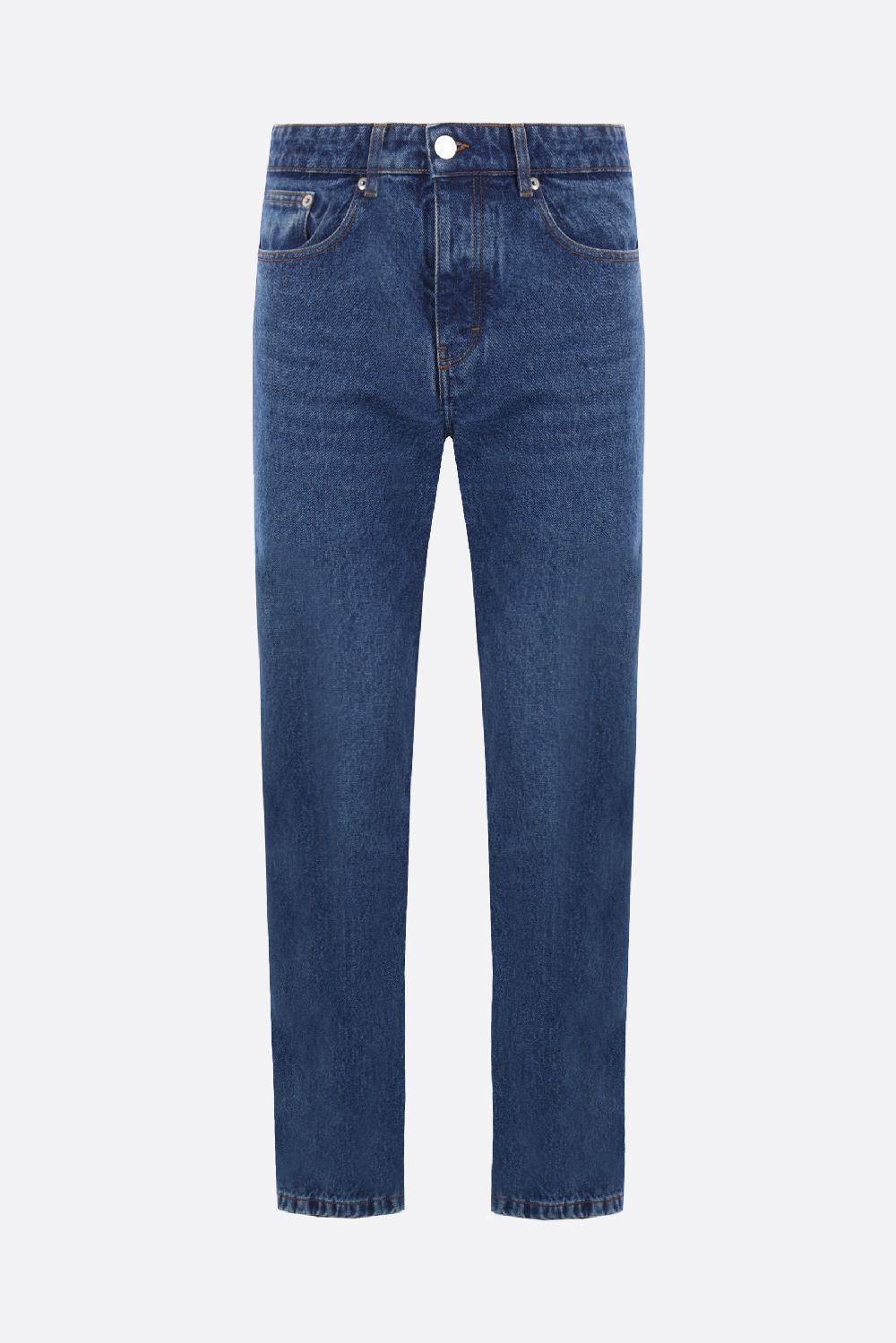 AMI PARIS Jeans Straight-fit In Denim