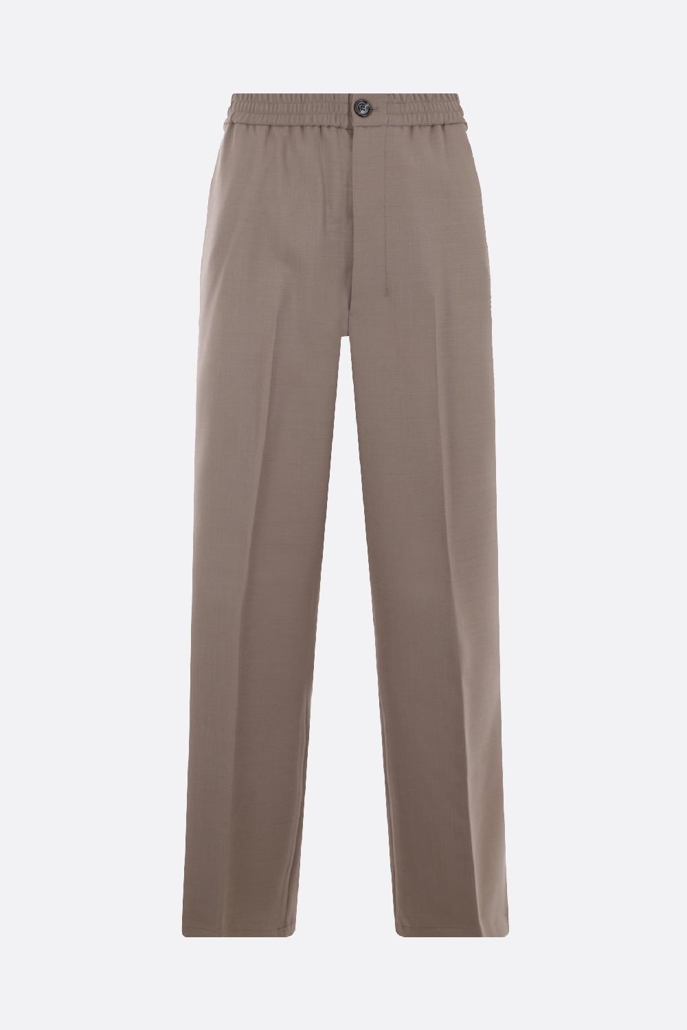 AMI PARIS pantalone in lana stretch