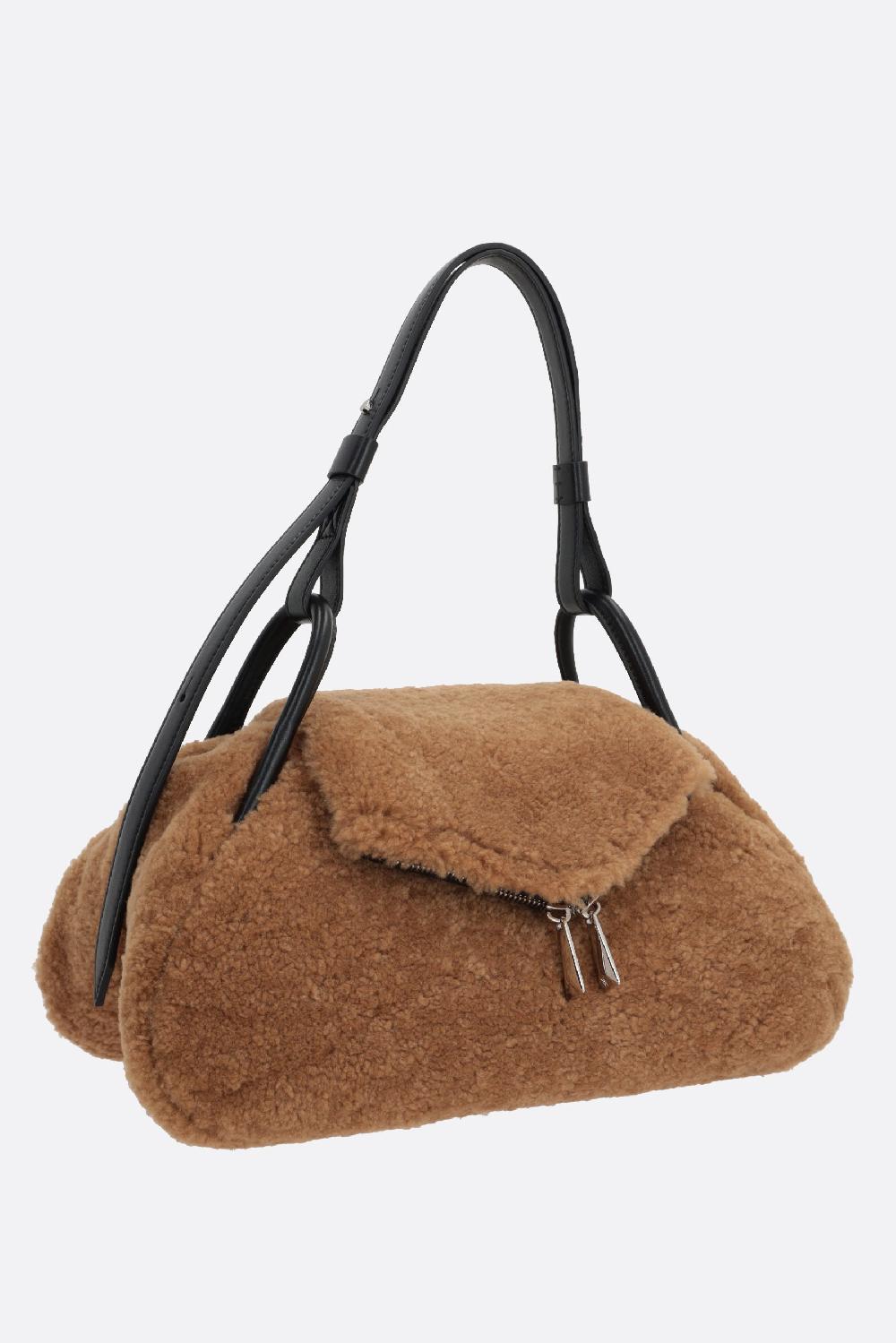 AMINA MUADDI Borsa A Mano Gemini In Shearling