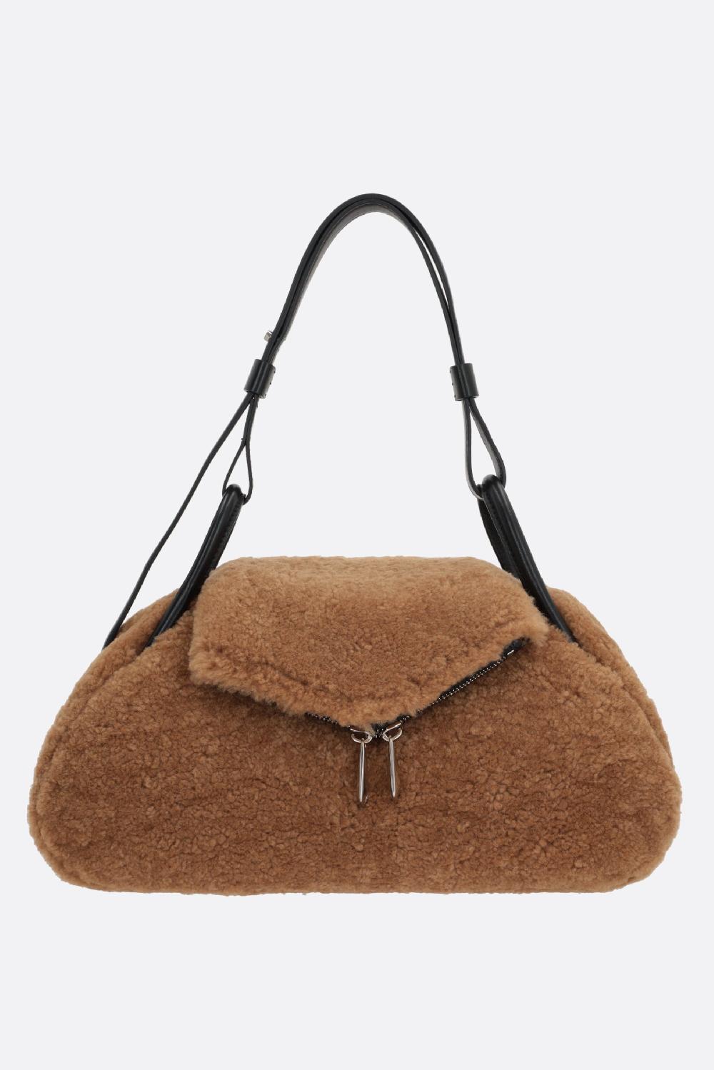 AMINA MUADDI borsa a mano Gemini in shearling