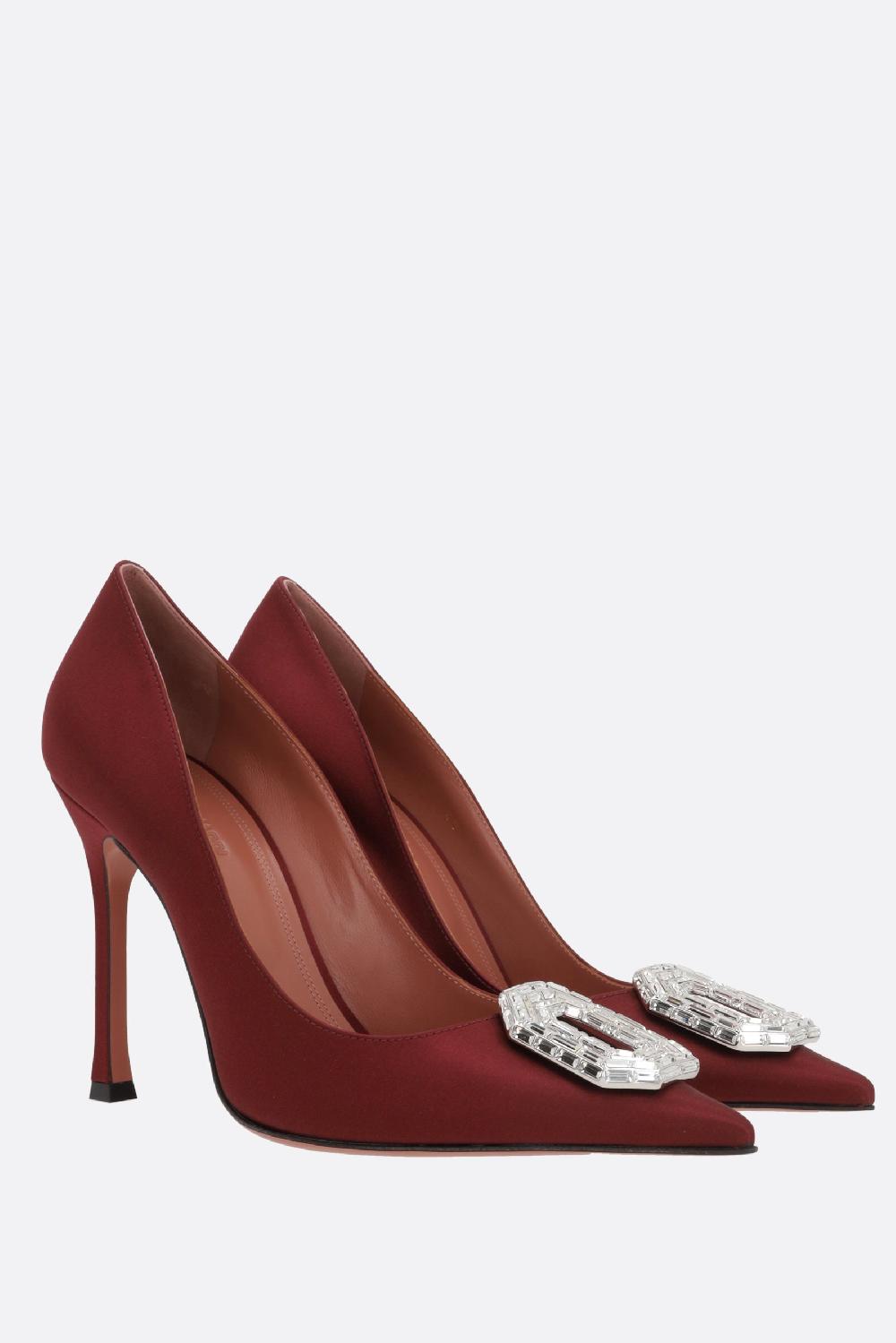 AMINA MUADDI Décolleté Camelia In Raso