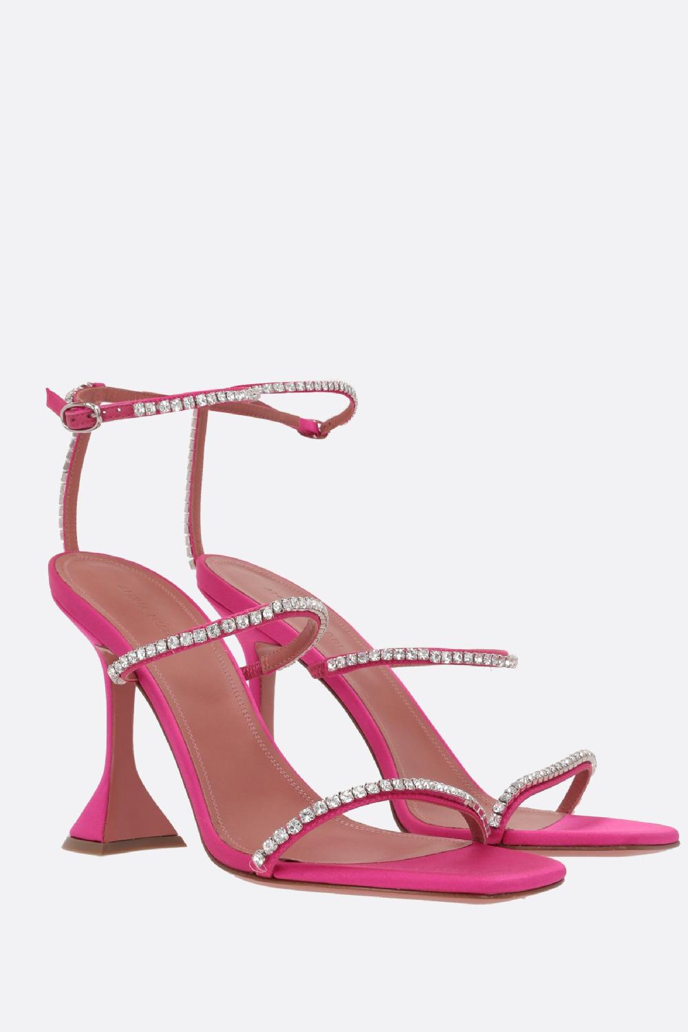 AMINA MUADDI Sandalo Gilda In Raso