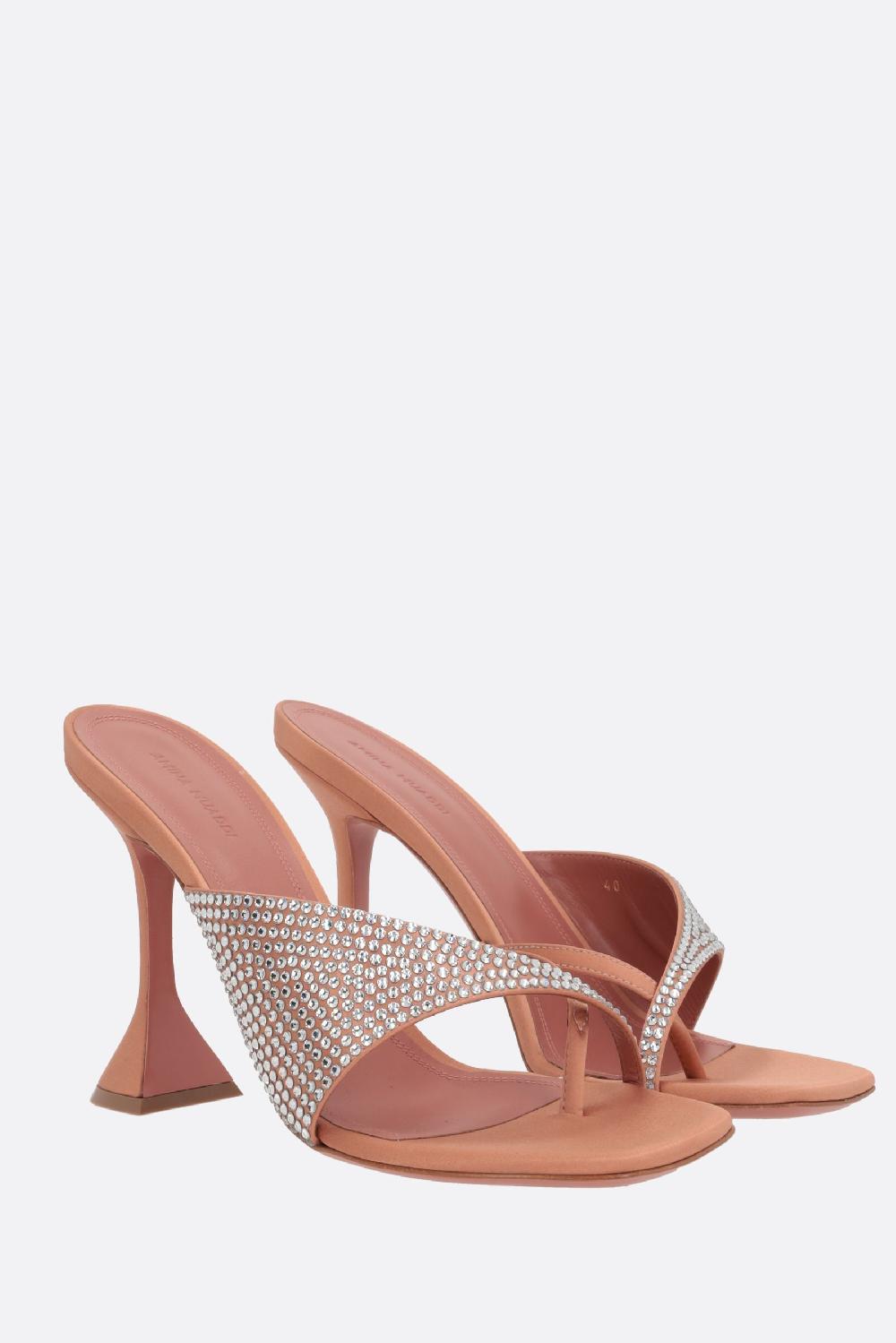 AMINA MUADDI Sandalo Infradito Shiona In Raso