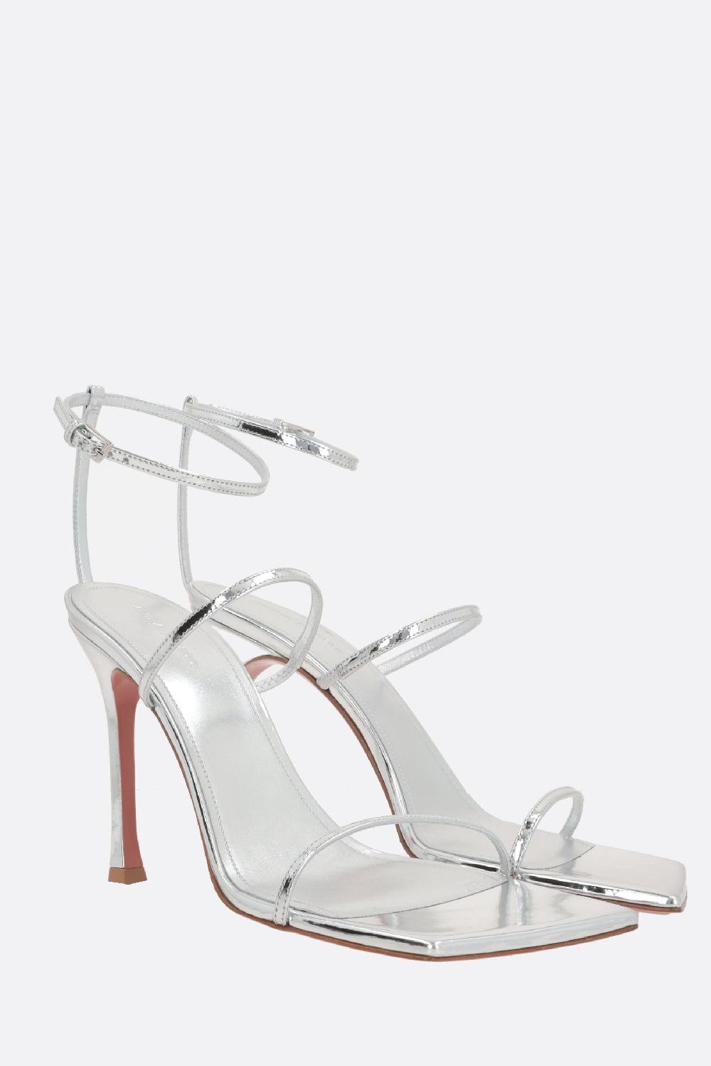 AMINA MUADDI Sandalo Maya In Pelle Laminata