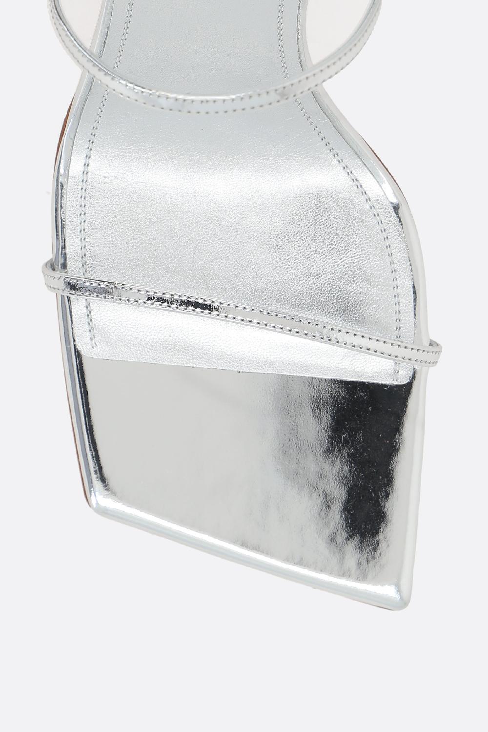 AMINA MUADDI Sandalo Maya In Pelle Laminata