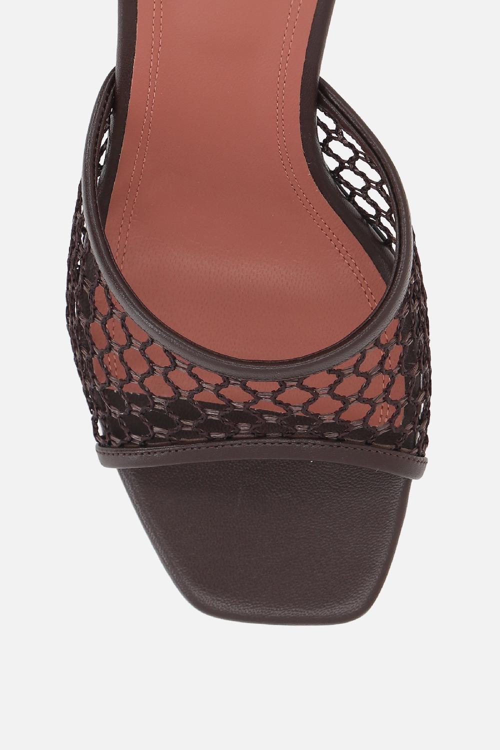 AMINA MUADDI Sandalo Mule Lupita In Mesh