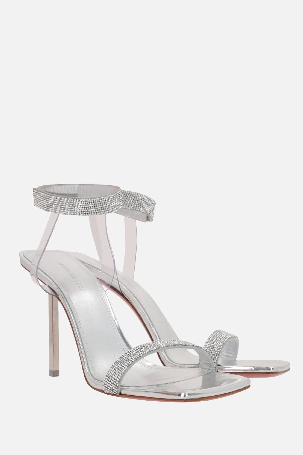 AMINA MUADDI Sandalo Rih In Suede E PVC