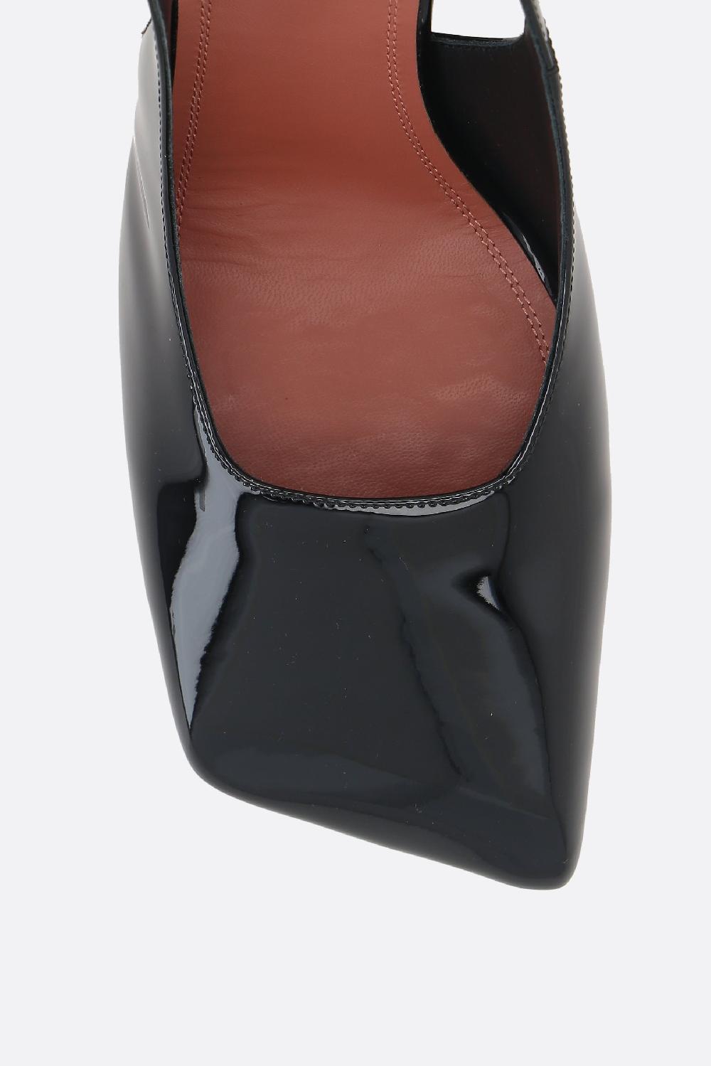 AMINA MUADDI Slingback Charlotte In Vernice