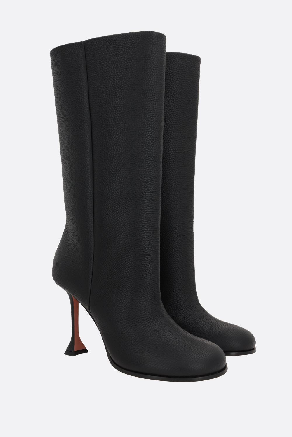 AMINA MUADDI Stivale Liya In Pelle Martellata