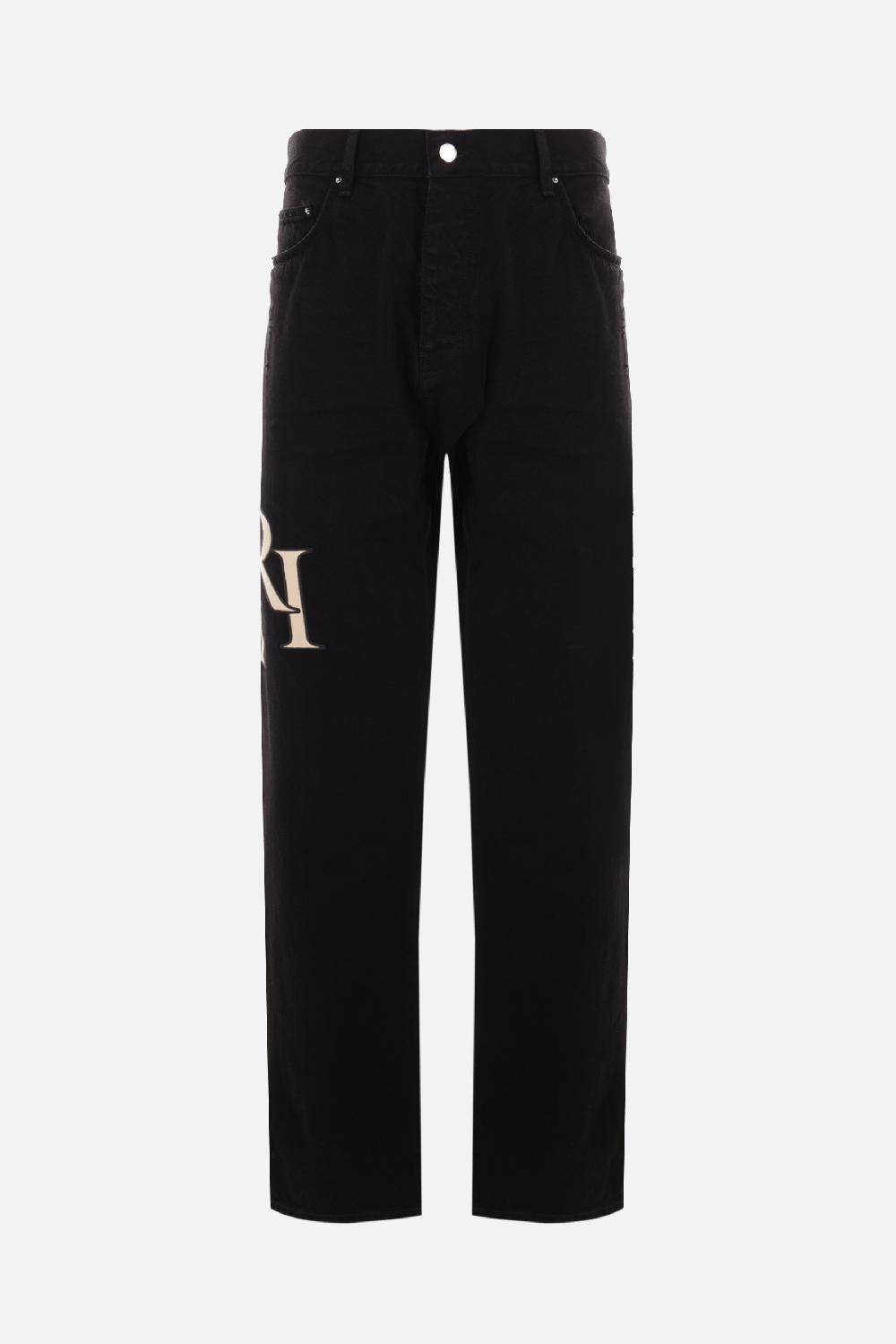 AMIRI jeans Staggered Logo in denim