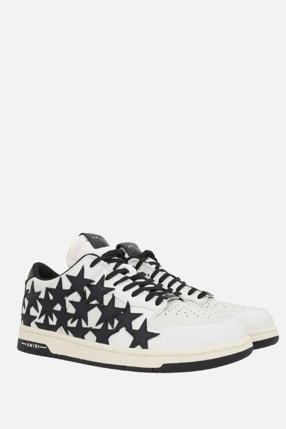 AMIRI Sneaker Stars In Pelle Liscia E Martellata