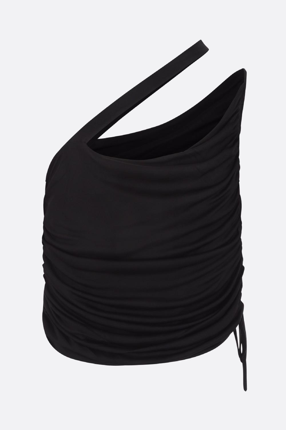 ANDREADAMO Top Cropped Monospalla In Viscosa