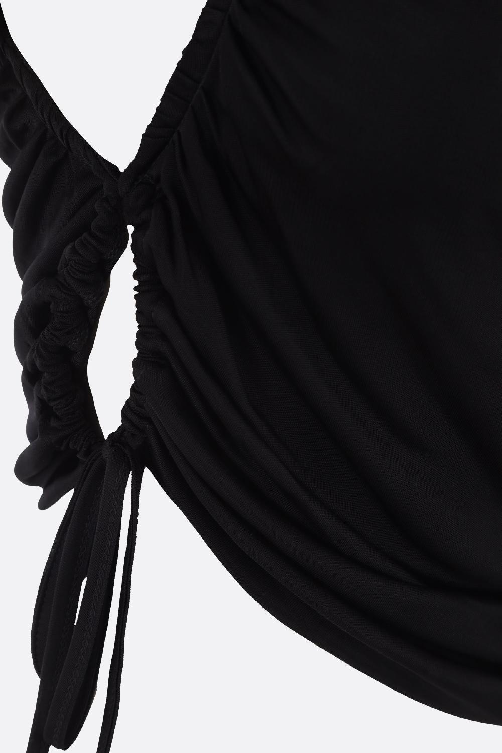 ANDREADAMO Top Cropped Monospalla In Viscosa