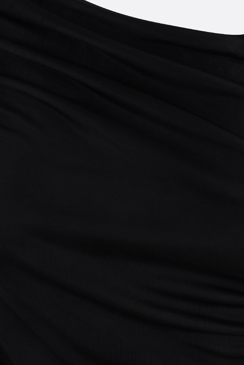 ANDREADAMO Top Cropped Monospalla In Viscosa