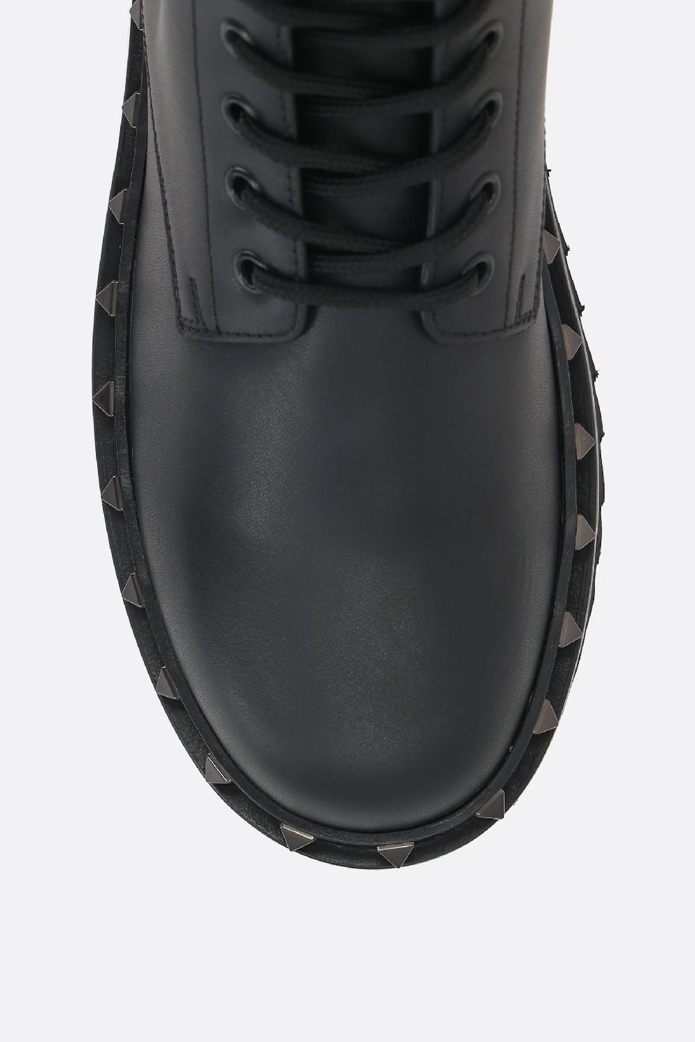 VALENTINO GARAVANI Anfibio Rockstud In Pelle Liscia