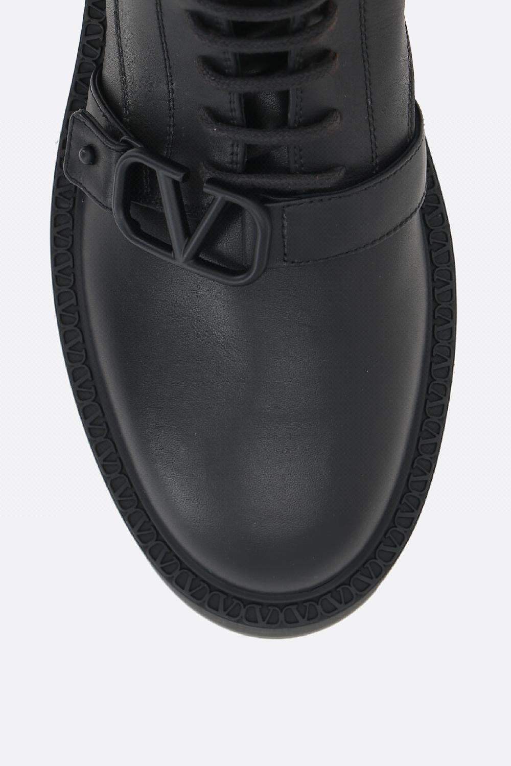 VALENTINO GARAVANI Anfibio VLogo Signature In Pelle Liscia