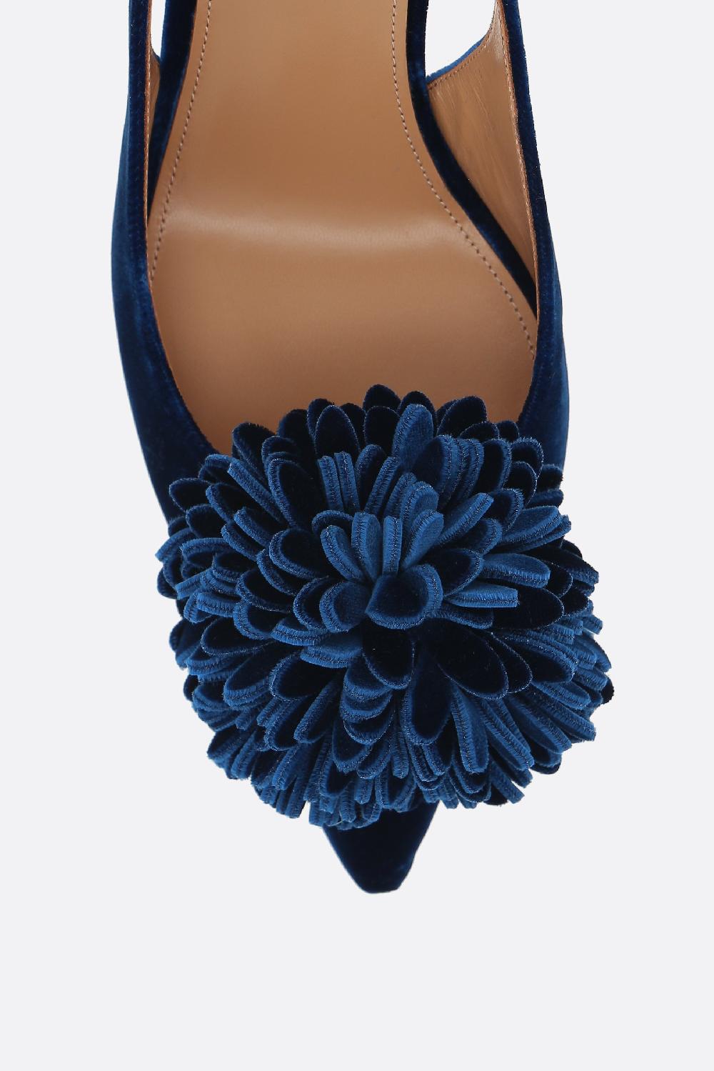 AQUAZZURA Slingback Couturier In Velluto