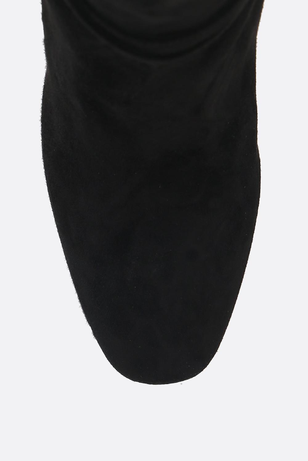 AQUAZZURA Stivaletto Very Bow Tie In Suede