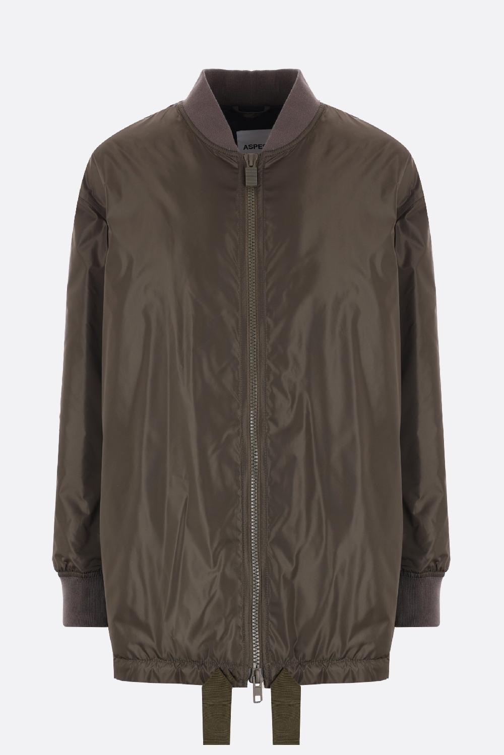 ASPESI Bomber Oversize Sesamo In Nylon