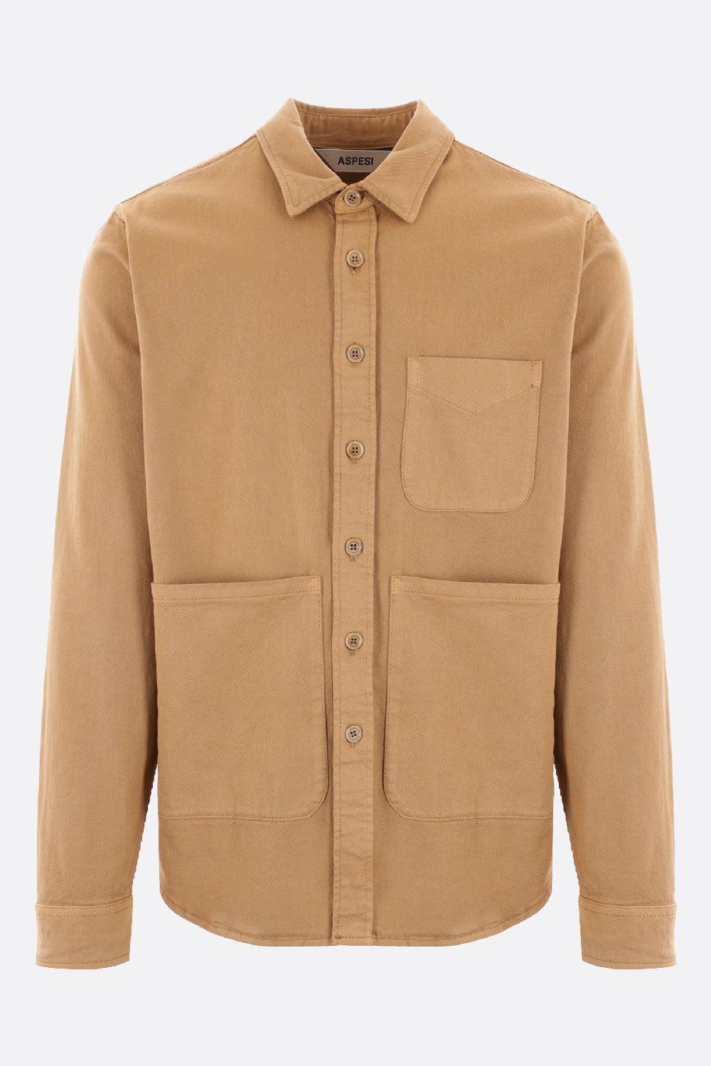 ASPESI Camicia Utility In Misto Cotone