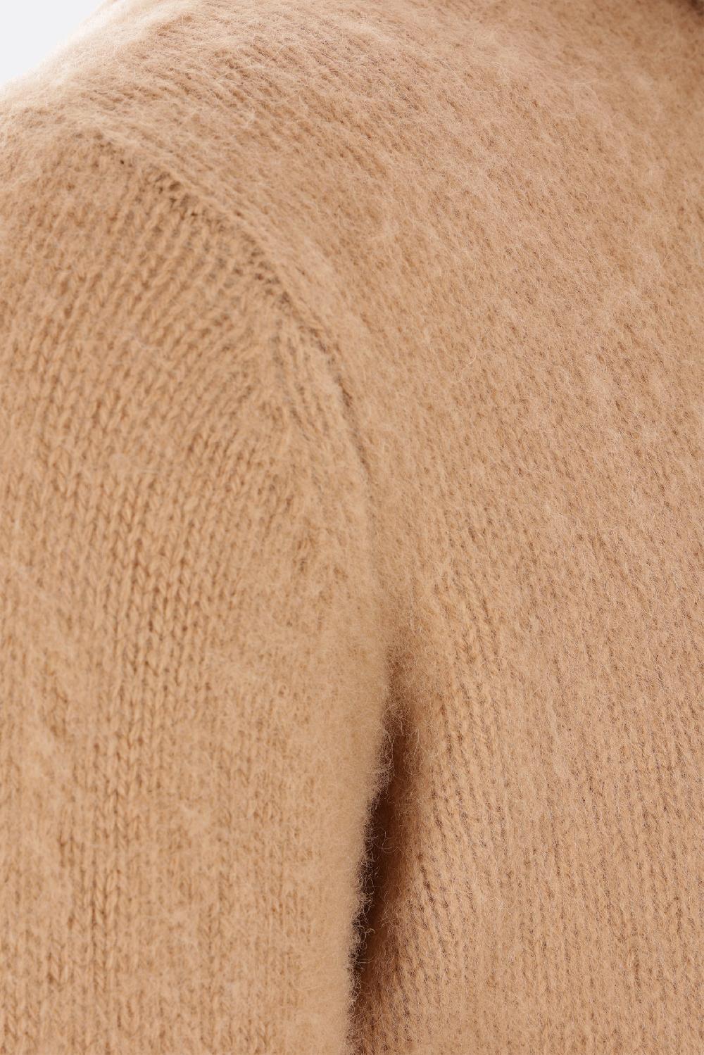 ASPESI Pullover A Polo In Lana Shetland