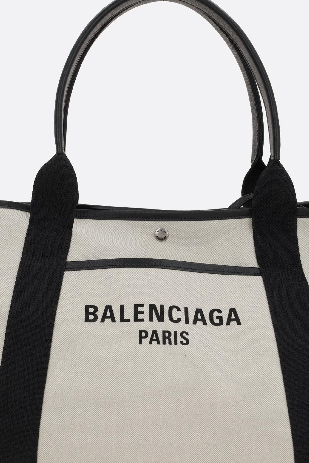 BALENCIAGA Borsa Tote Biarritz Media In Canvas