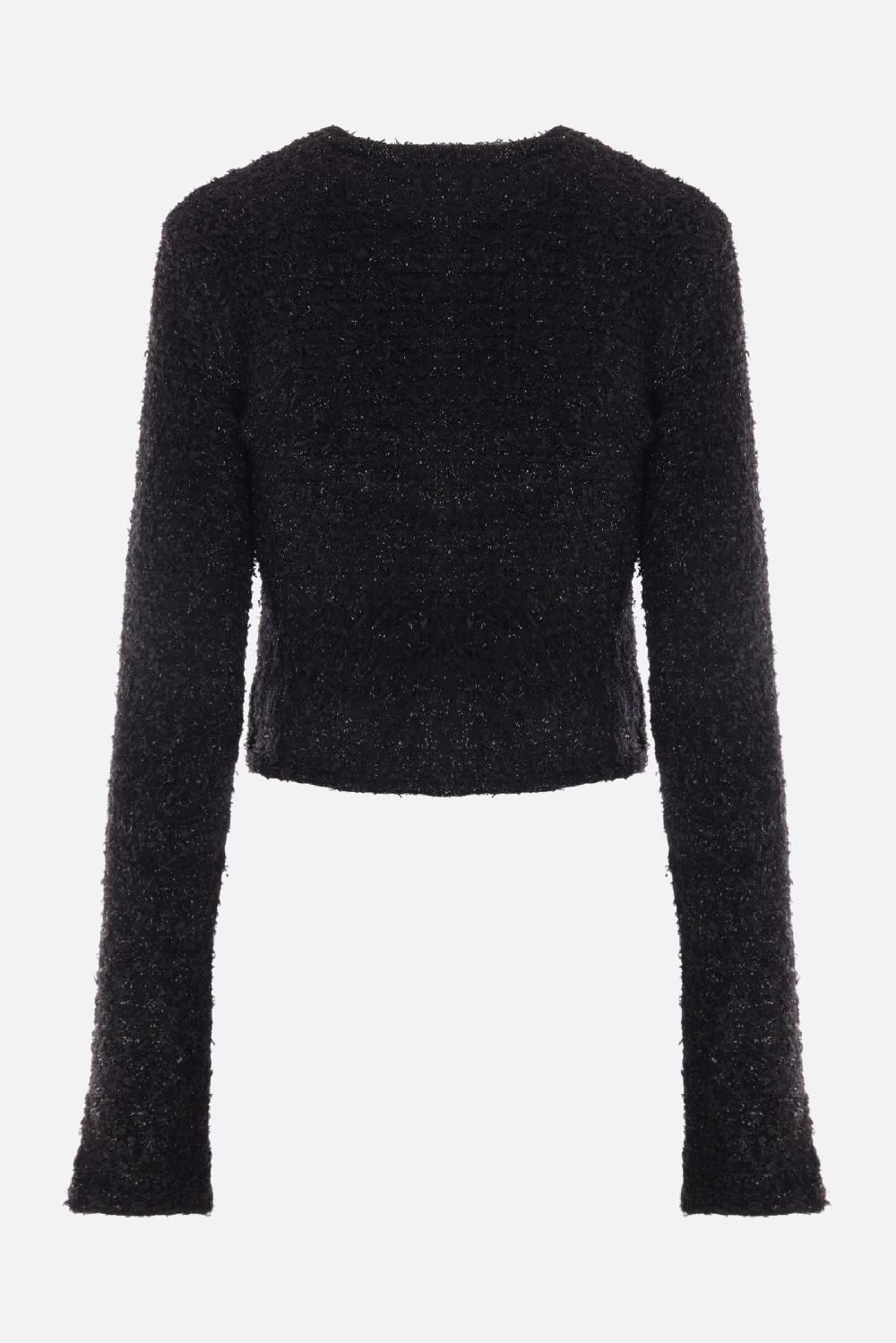 BALENCIAGA Cardigan Cropped In Tweed