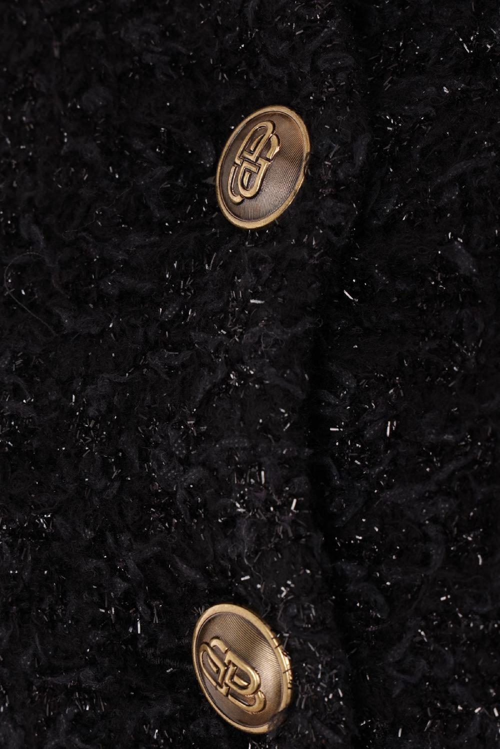 BALENCIAGA Cardigan Cropped In Tweed