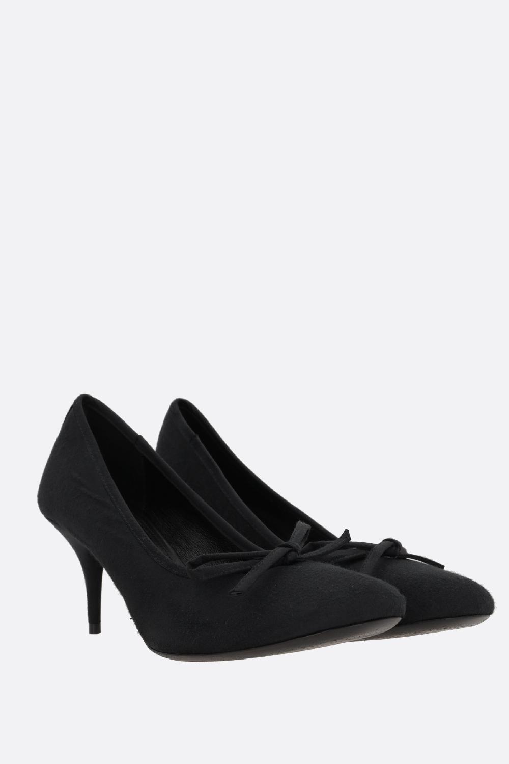 BALENCIAGA Décolleté Leopold In Raso Worn-out