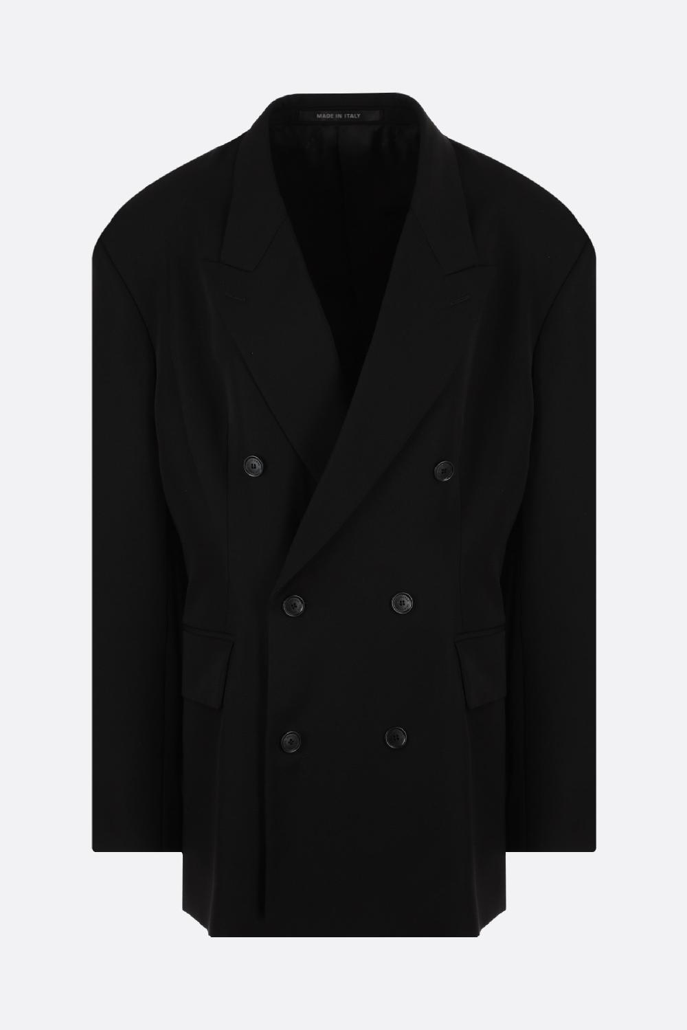 BALENCIAGA giacca doppiopetto Cinched in lana