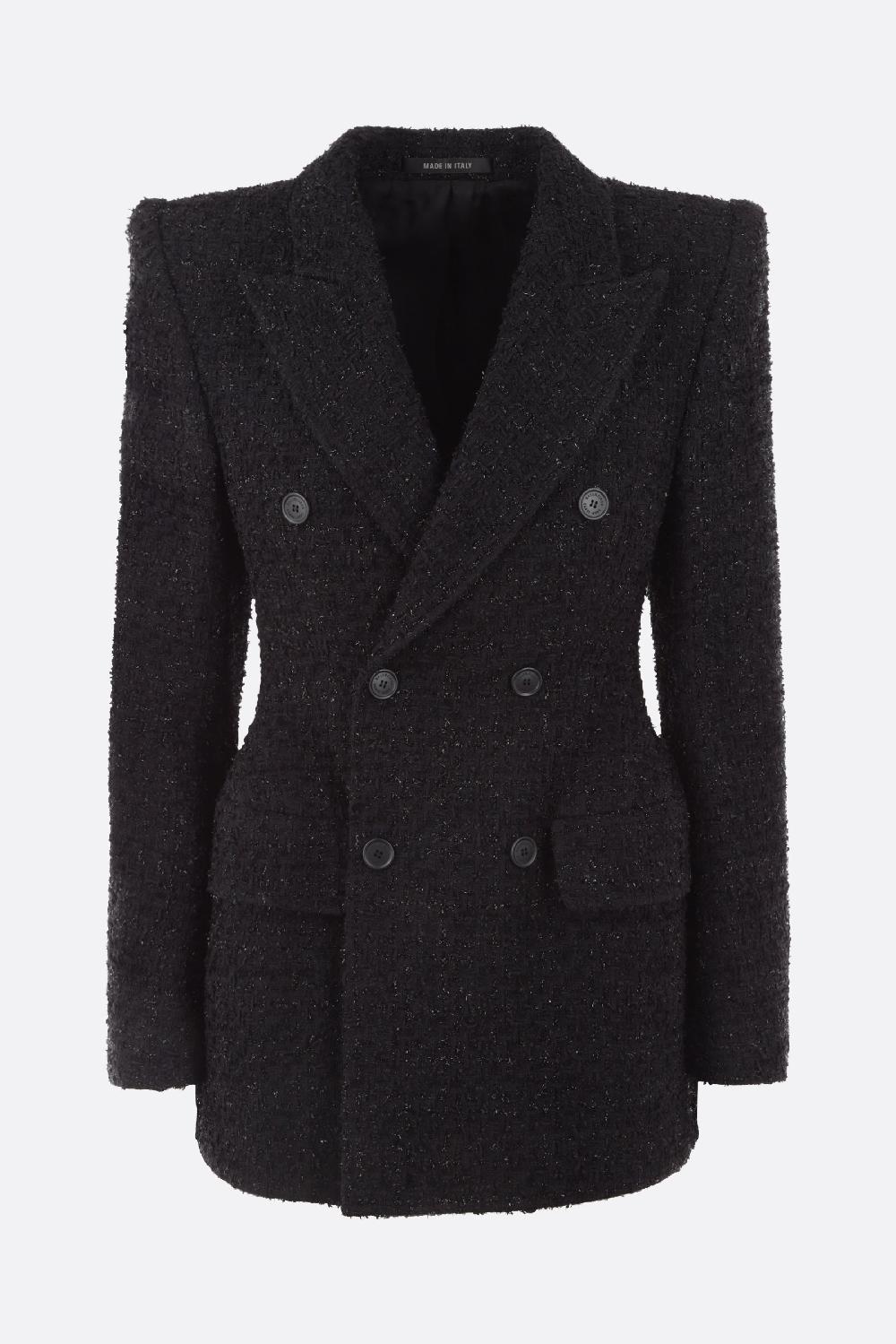 BALENCIAGA giacca doppiopetto in tweed