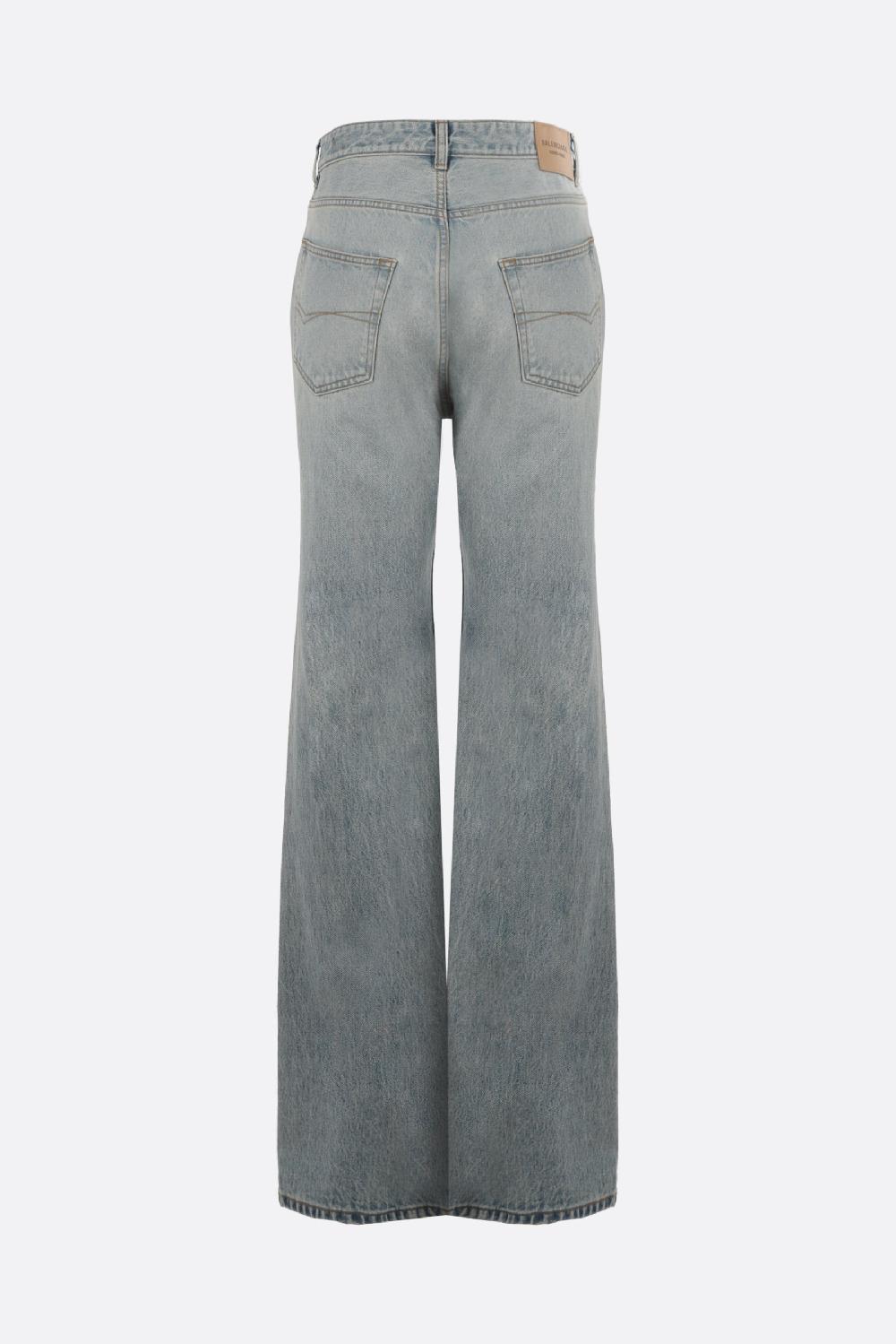 BALENCIAGA Jeans Flare In Denim Giapponese
