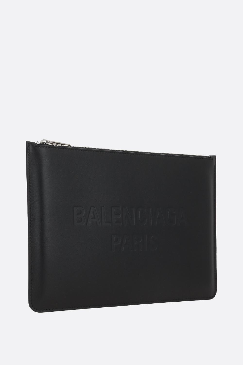BALENCIAGA Pouch Duty Free In Pelle Liscia