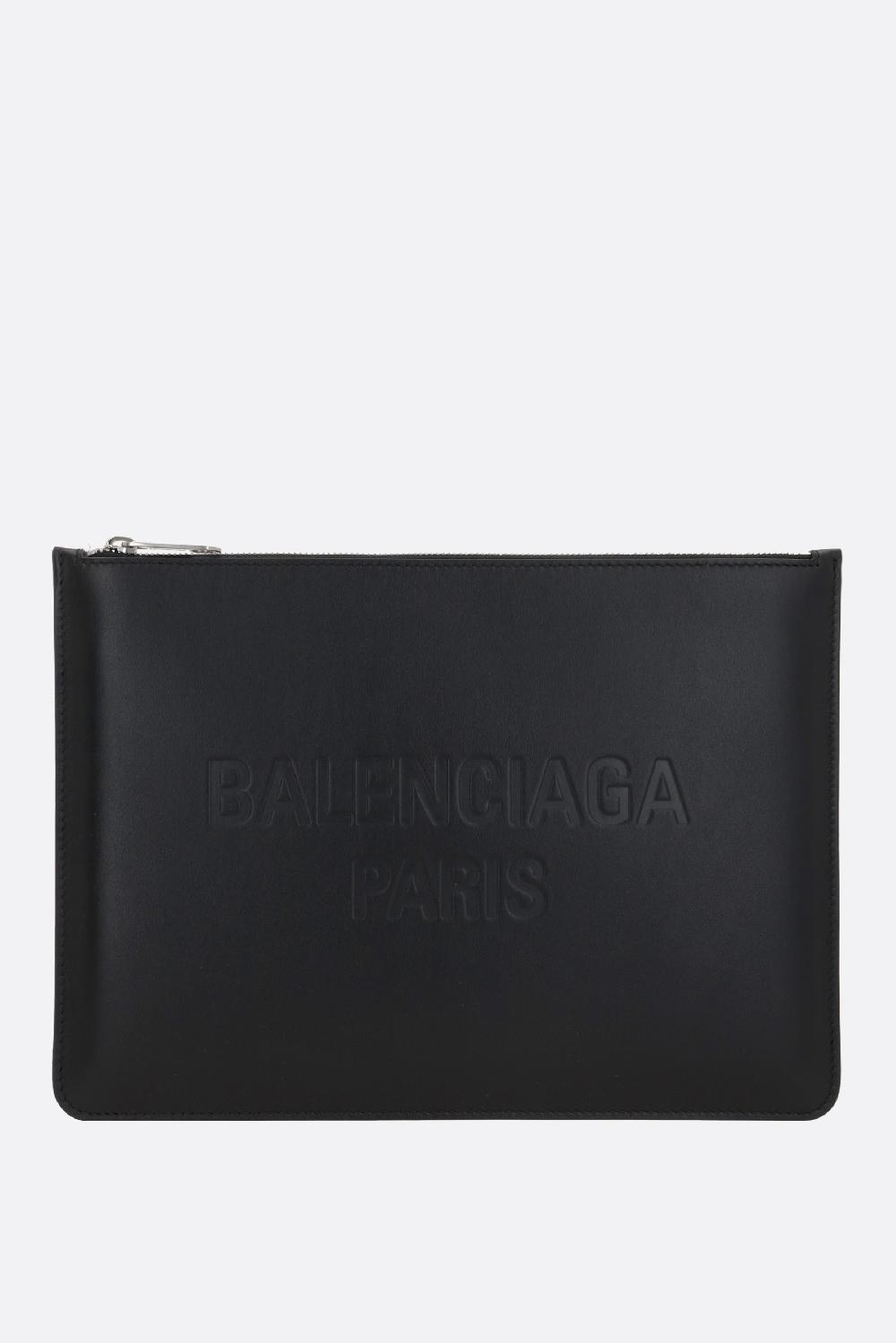 BALENCIAGA pouch Duty Free in pelle liscia