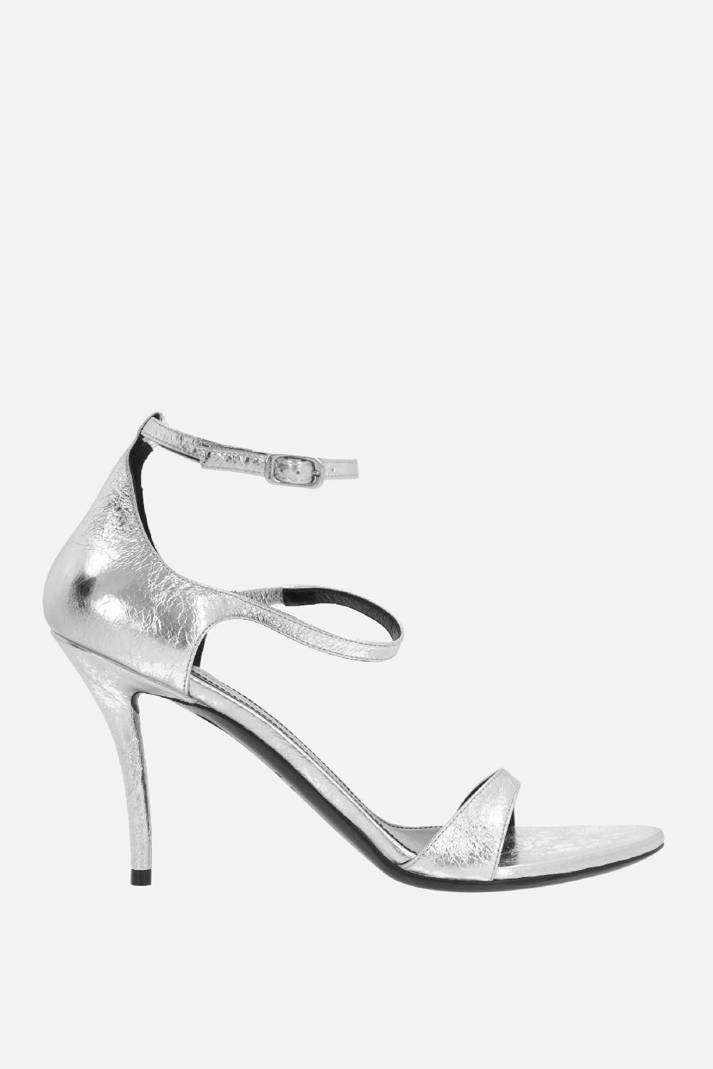 BALENCIAGA sandalo Honey in pelle laminata