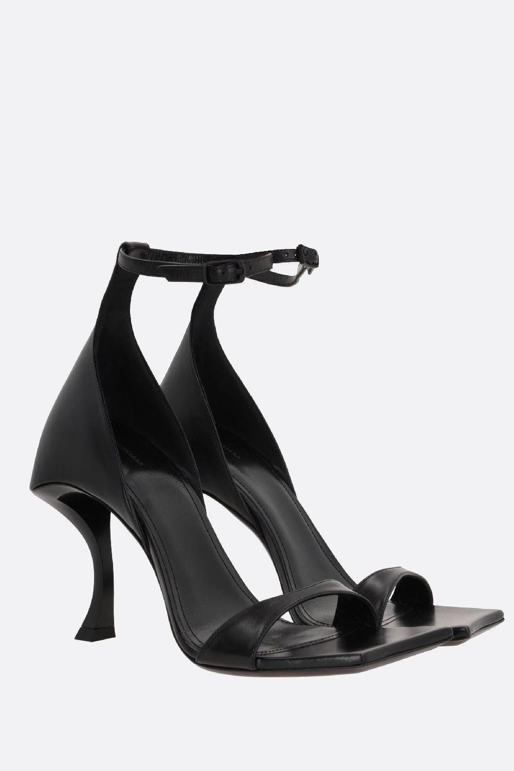 BALENCIAGA Sandalo Hourglass In Pelle Liscia