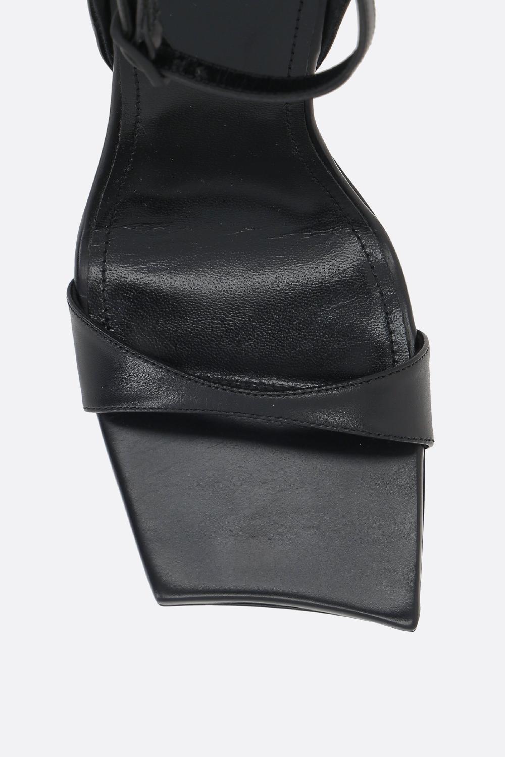 BALENCIAGA Sandalo Hourglass In Pelle Liscia