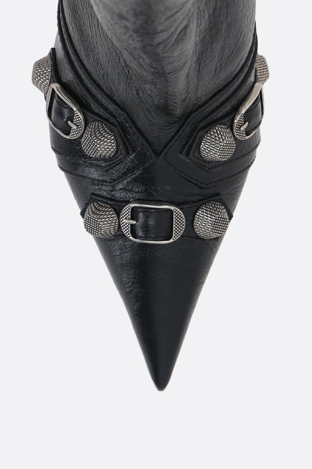 BALENCIAGA Stivale Cagole In Pelle Arena