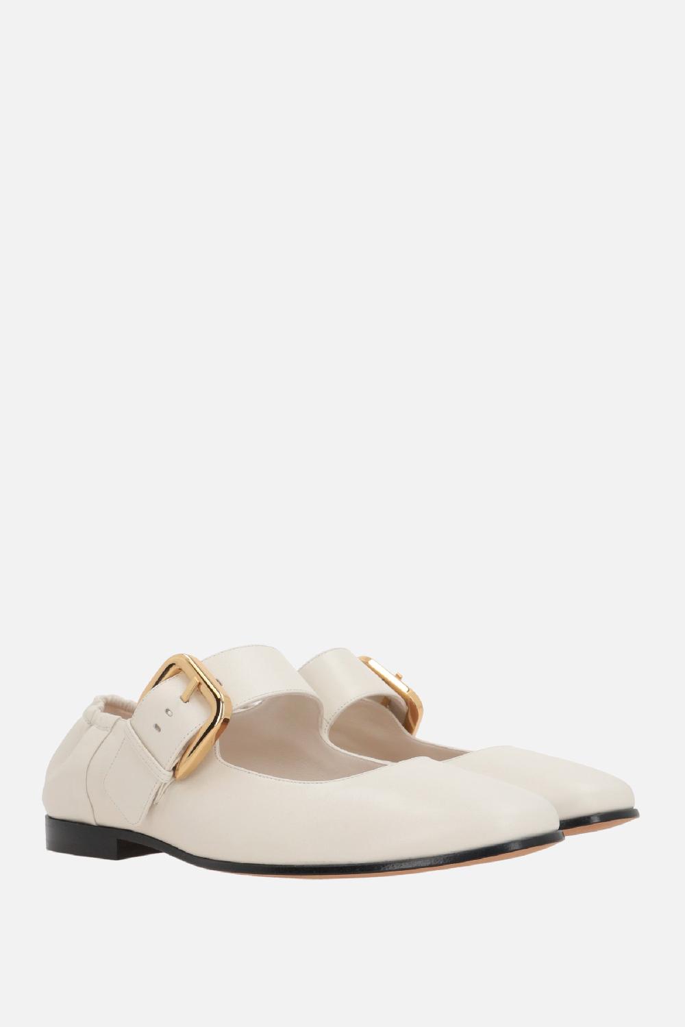 BOTTEGA VENETA Ballerina Mary-jane Astaire In Pelle Liscia