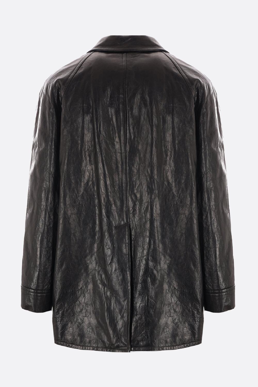 BALLY Cappotto Doppiopetto In Nappa