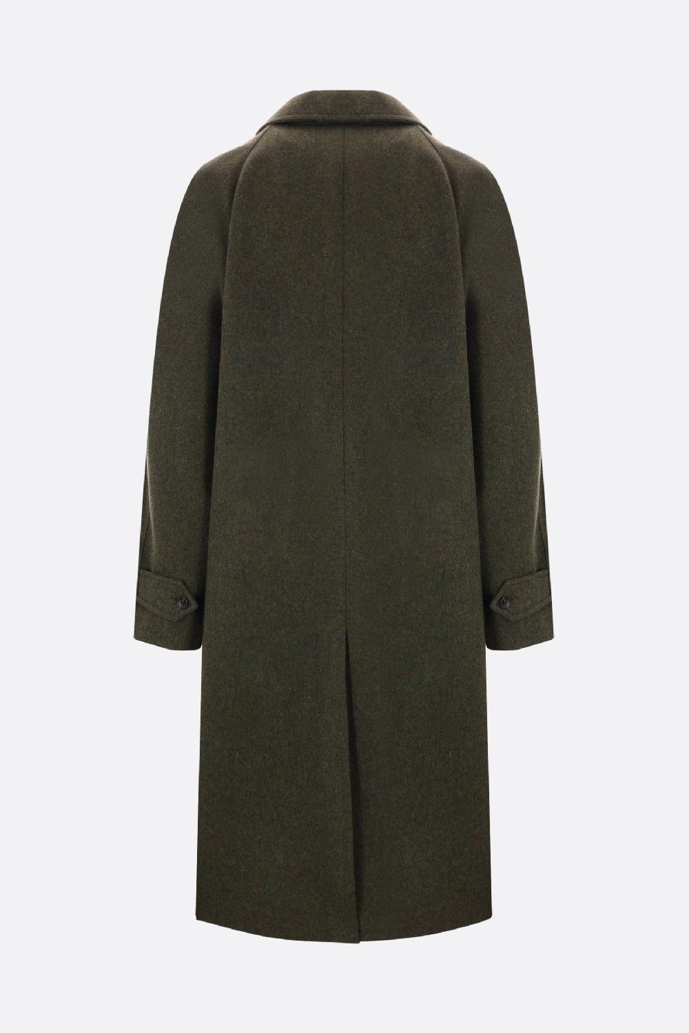 BALLY Cappotto Monopetto In Feltro Di Lana