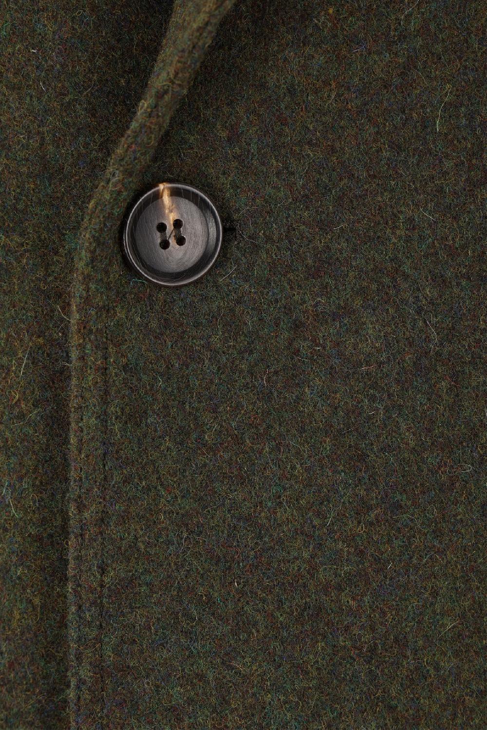 BALLY Cappotto Monopetto In Feltro Di Lana