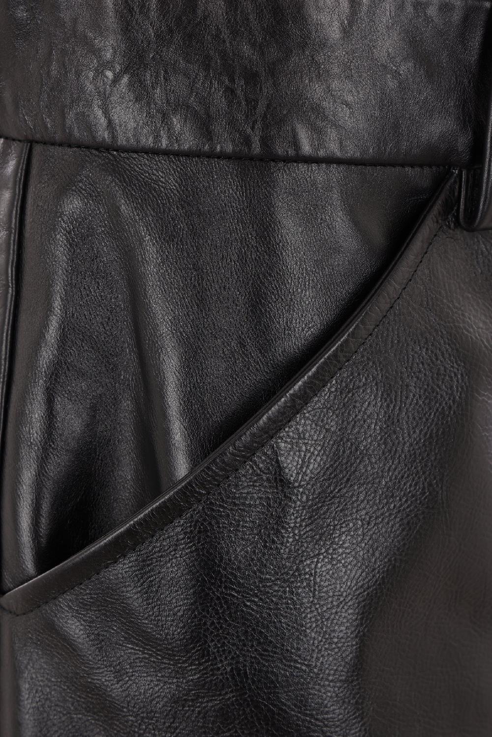 BALLY Pantalone A Gamba Dritta In Pelle