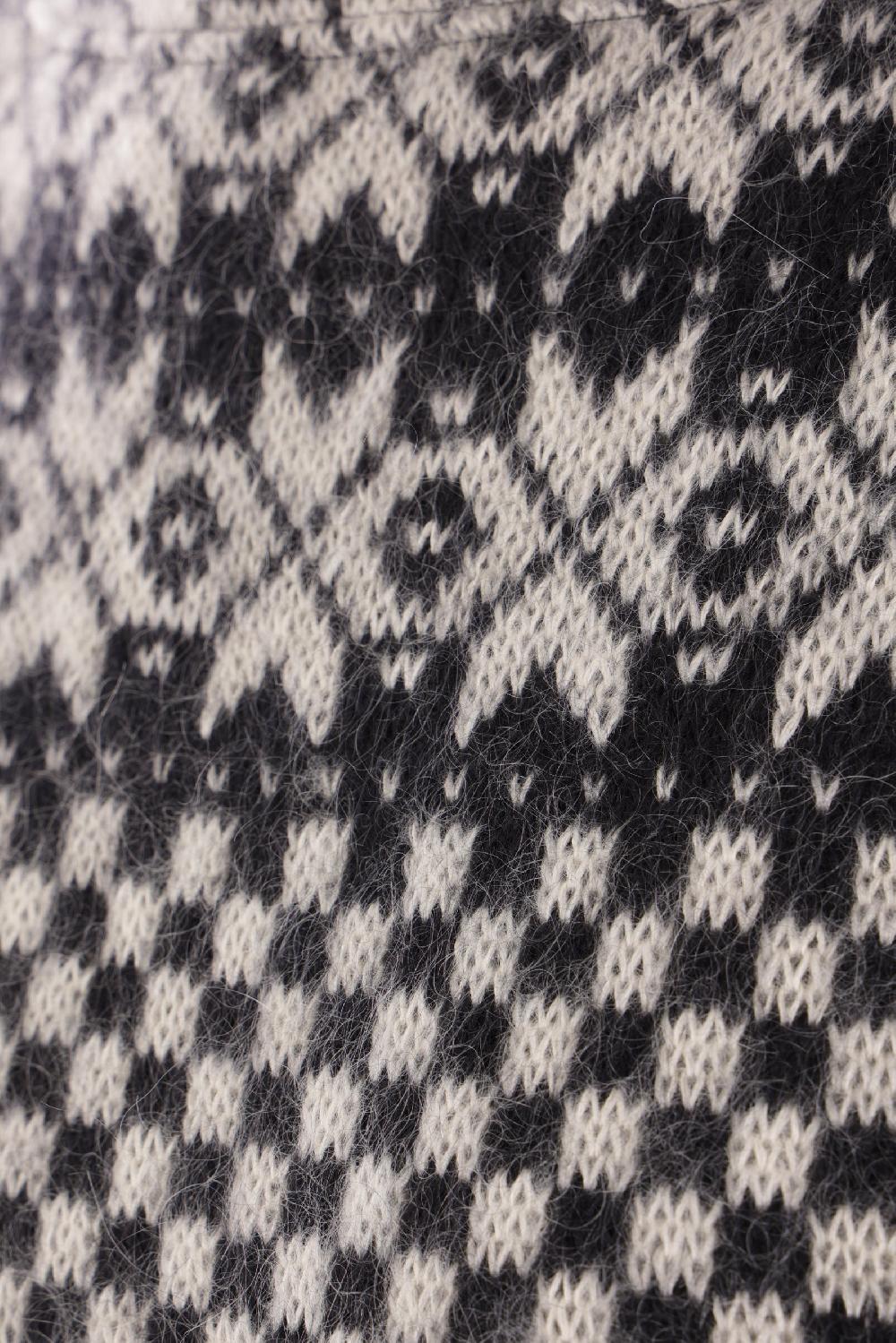 BALLY Pullover In Lana E Seta A Motivo Geometrico