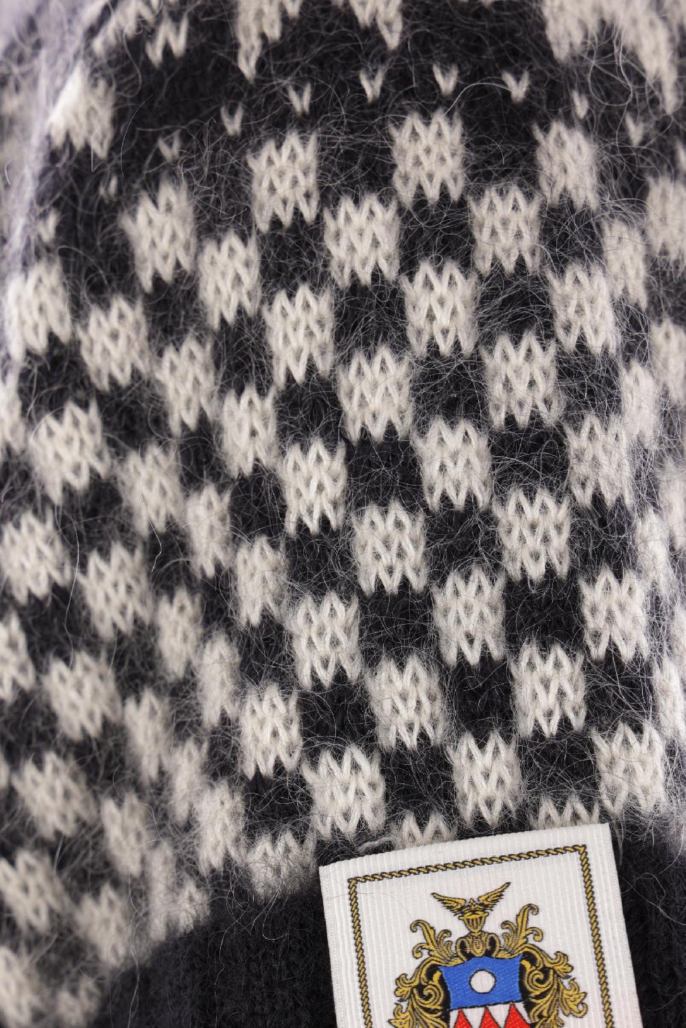 BALLY Pullover In Lana E Seta A Motivo Geometrico