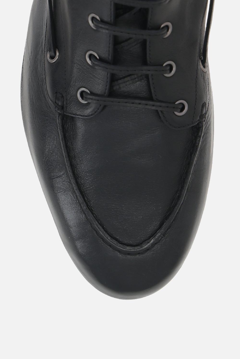 BALLY Stivaletto Stringato Paphos In Pelle Liscia