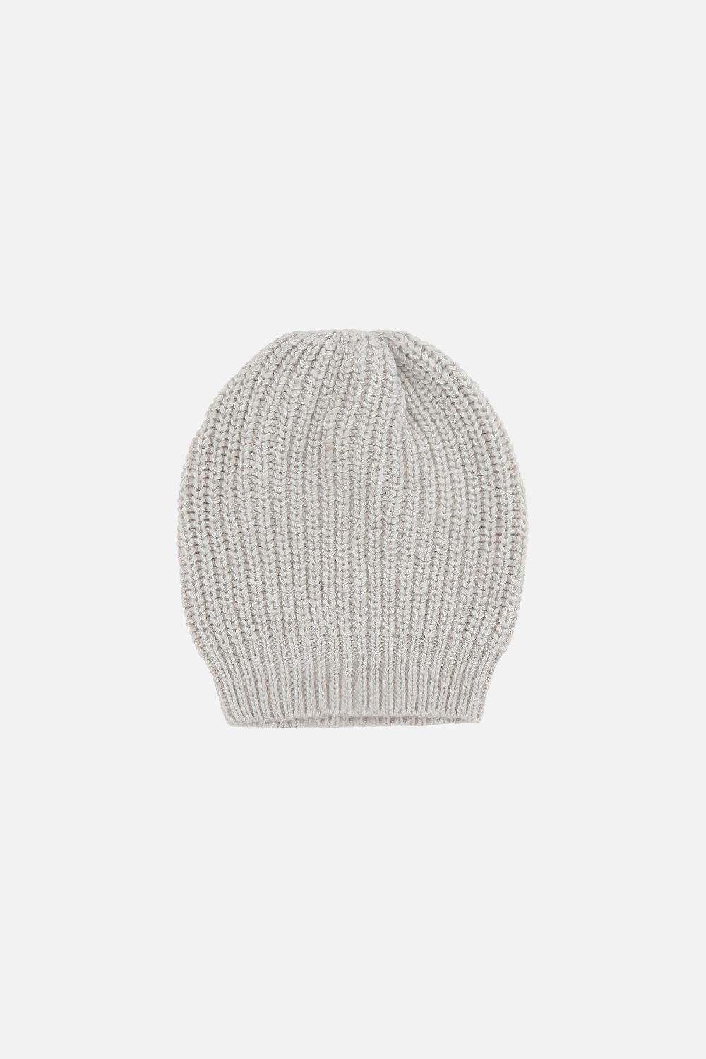 BRUNELLO CUCINELLI berretto in cashmere e seta con paillettes