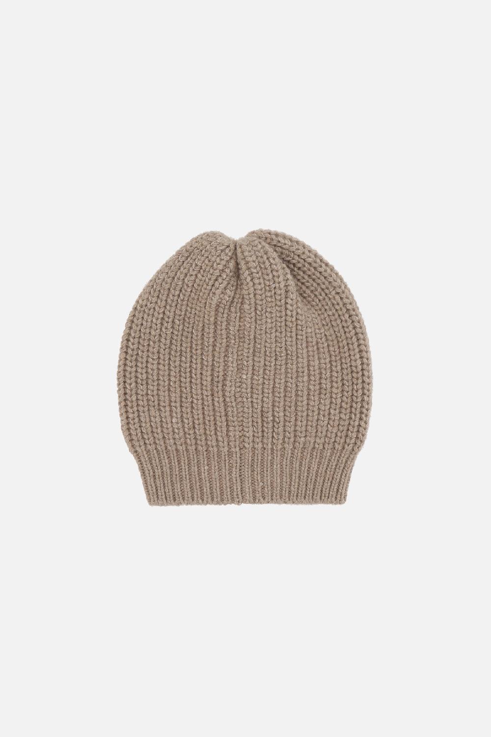 BRUNELLO CUCINELLI berretto in cashmere e seta con paillettes