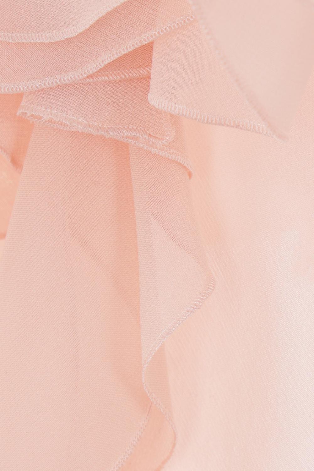 BLUMARINE Blusa In Georgette Con Volant