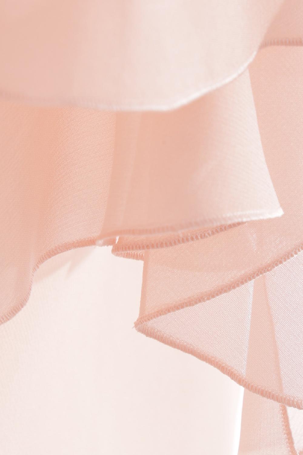 BLUMARINE Blusa In Georgette Con Volant